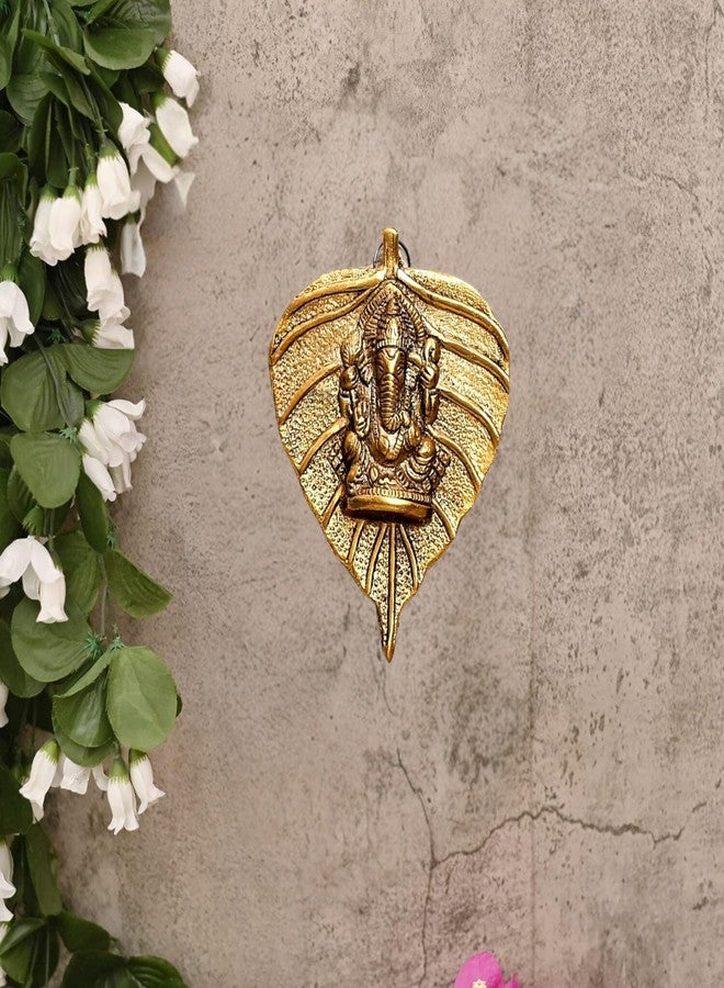 CHHARIYA CRAFTS Metal Radha Krishna Tree Jhula and Ganesha Wall Hanging Art Decorative Showpiece for Wall Decor, Festival Home Decor Pooja Room Temple & Gift for Family, Friends, Housewarming - Image 3